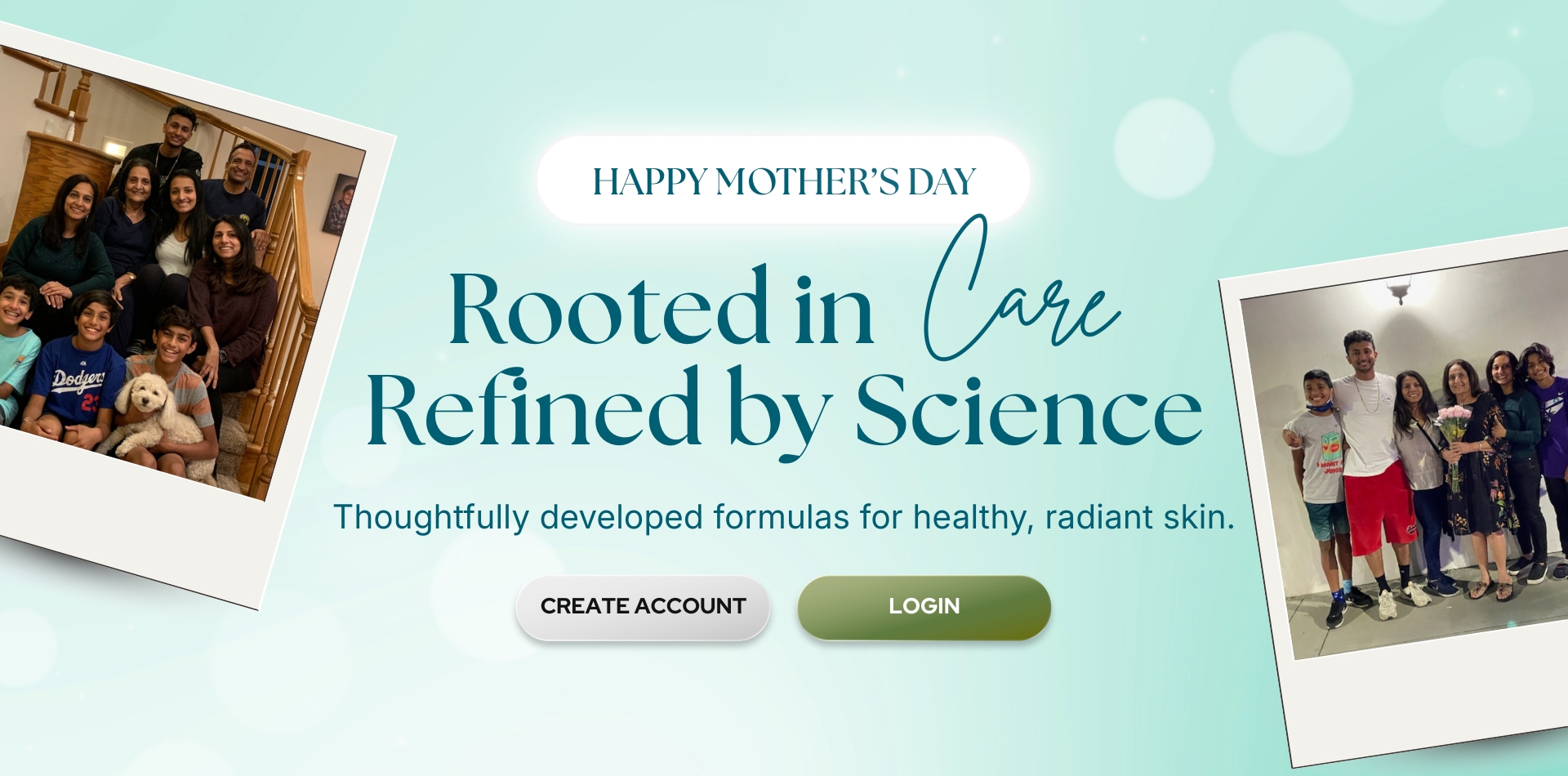 Esthetic Formula skincare product promotional banner 1