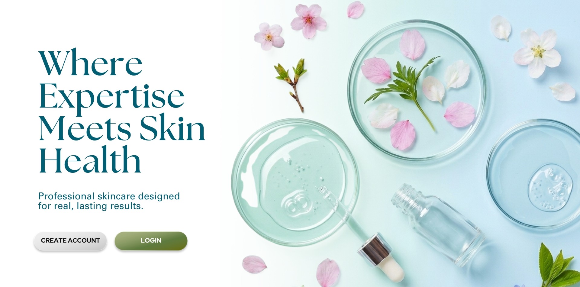 Esthetic Formula skincare product promotional banner 1